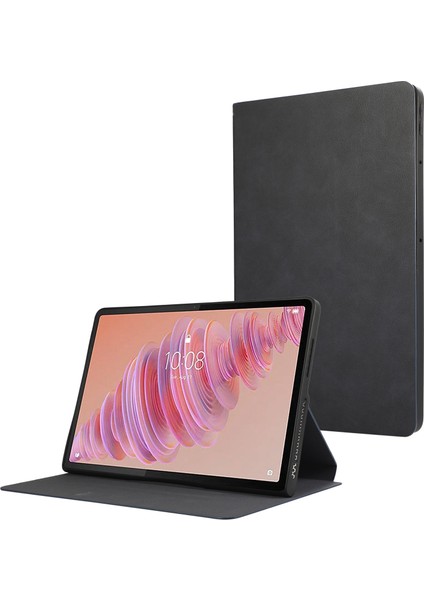 Lenovo Tab Plus 11.5 Koyu Mavi Için Pu Tablet Kılıfı (Yurt Dışından)