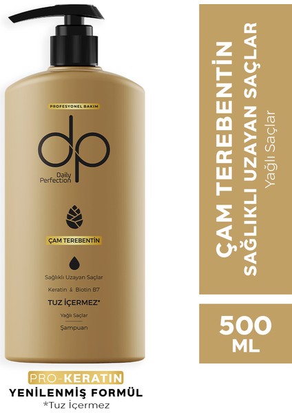 Çam Terebentin Tuzsuz Şampuan 500 ml