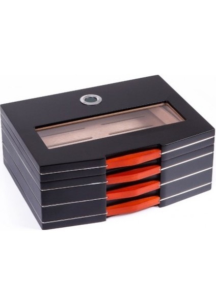 Humidor Puro Saklama Kutusu - Siyah 0162