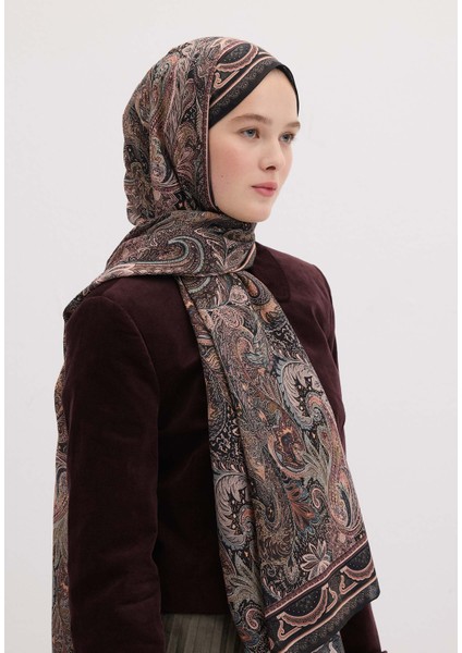 Amora Desen Şal Siyah fiyatları