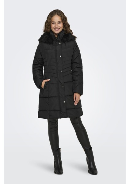 Onlnora Puffer Coat Lıfe cc Otw Siyah 15321994