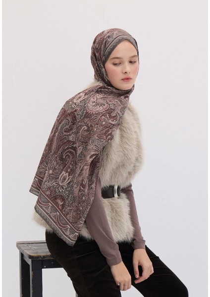 Amora Desen Şal Vıntage Rose indirimleri
