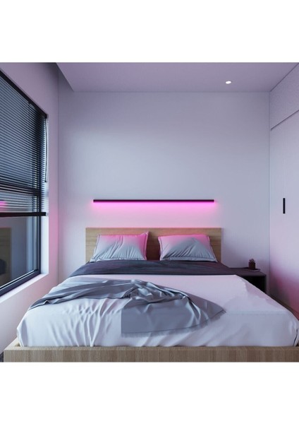 Uzaktan LED Abajur Aplik Gece Lambası Rgb Lambader