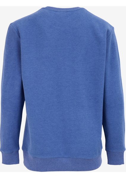 Indigo Melanj Erkek Bisiklet Yaka Relaxed Sweatshirt D4WM-SWT3930 fiyatları