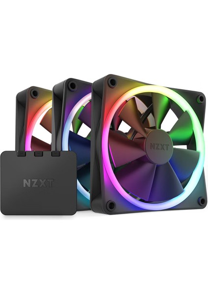 F120 Rgb Siyah 120 mm Fan (3 'lü Set) RF-R12TF-B1