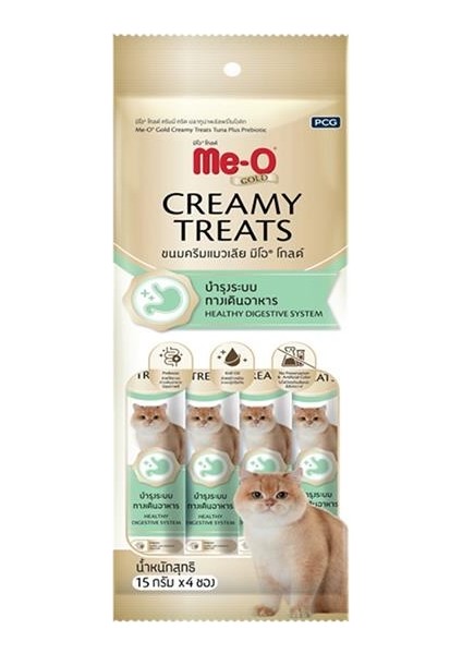 Me-O Gold Creamy Kedi Ödül Maması Ton Balığı ve Prebiyotik 15 GR