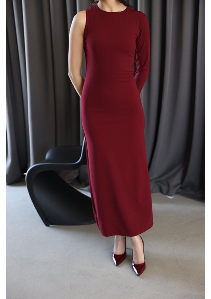 Tek Kollu Uzun Elbise fırsatları