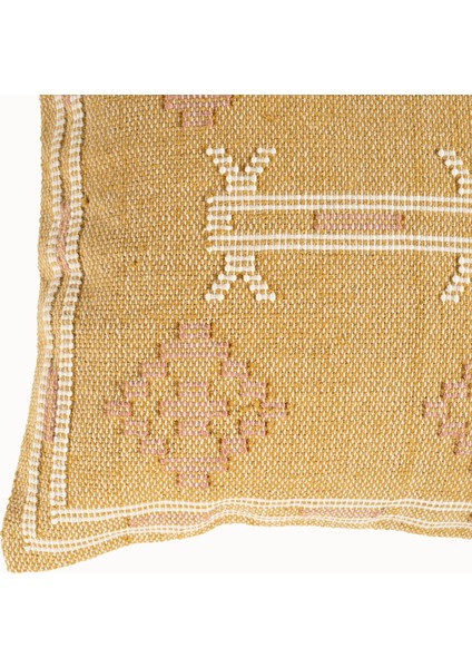 Jaıpur Cotton Kırlent 50x50 Cm Sarı