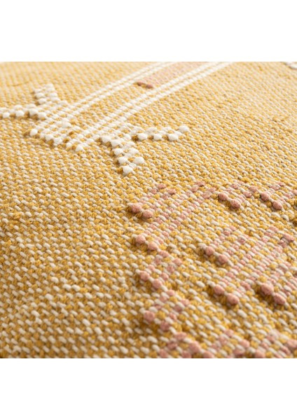 Jaıpur Cotton Kırlent 50x50 Cm Sarı