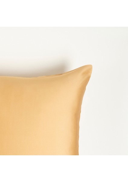 Solıd 300 Tc Cotton %100 Pamuk Saten Yastık Kılıfı 60X60 cm Sarı fiyatları