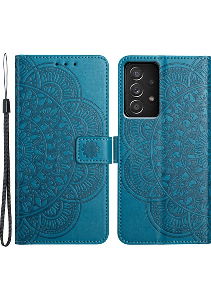 Samsung Galaxy A73 5g Deri Kılıf Standı Cüzdan Telefon Kapağı (Yurt Dışından)