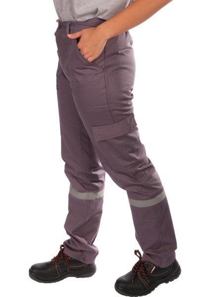16/12 Gabardin Yazlık İşçi Pantolonu Tek Reflektörlü İş Pantolonu fırsatları