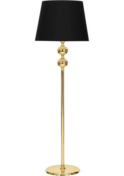Siyah Gold Kaplama Tek Ayak Lambader