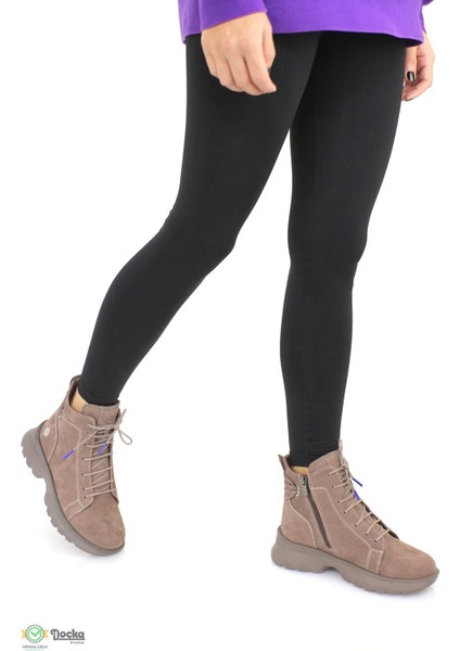 Kadın Günlük Ortopedik Hakiki Deri Spor Tarz Bot M25/KB4295 modelleri