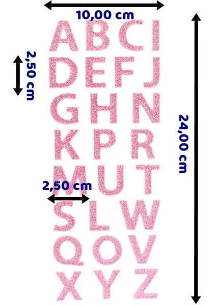 Harf Sticker modelleri