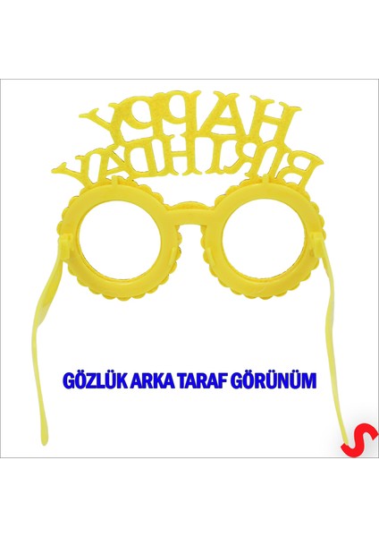 Happy Birthday Taç ve Gözlük Seti - Altın indirimleri