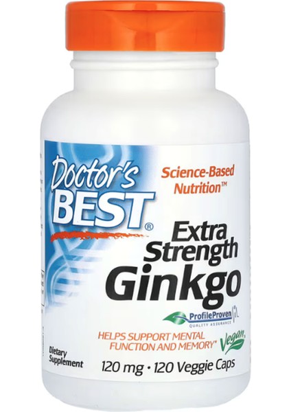 Extra Strength Ginkgo 120 Mg 120 Veggie Capsul