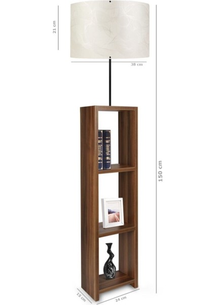 Dekoratif Raflı Lambader AYD-1797 fiyatları