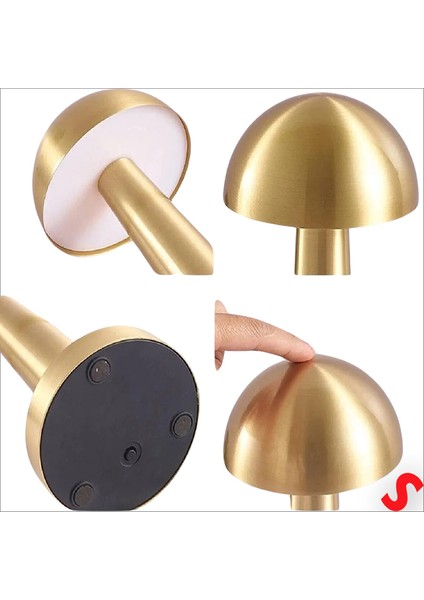 Şarjlı Dokunmatik Ayarlanabilir Renk Tonlu LED Masa Lambası - 22CM modelleri