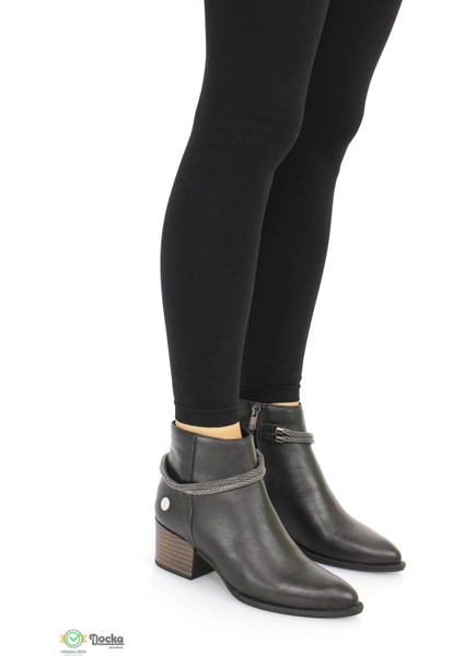 Kadın Deri Klasik Ortopedik Bot M25/KB4135