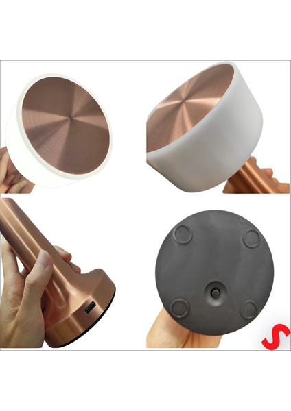 Şarjlı Dokunmatik Ayarlanabilir Renk Tonlu LED Masa Lambası - 21CM