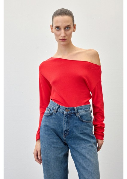 Kayık yaka triko kazak modelleri