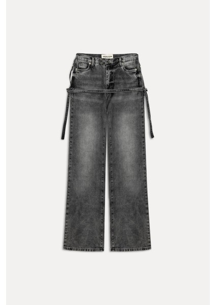 Mid-rise designer jeans
