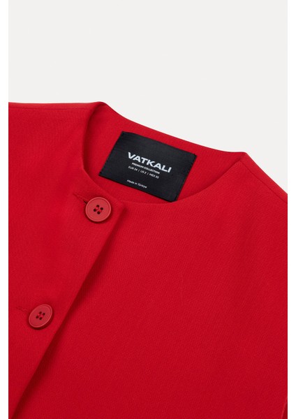 Düğmeli yelek top - Premium collection