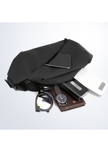 Su Geçirmez Messenger Çanta - Koyu Gri (Yurt Dışından) fırsatları