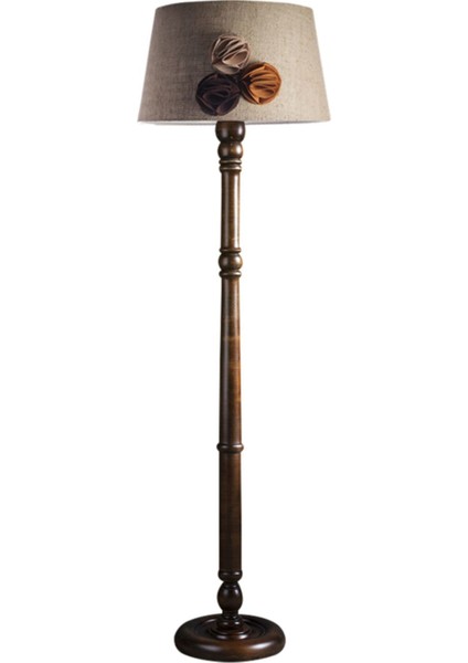 Torinio Torna Bacak Tripod Lambader Abajur Avize Aydınlatma Ahşap Ağaç Country Dekor Lamba Aplik