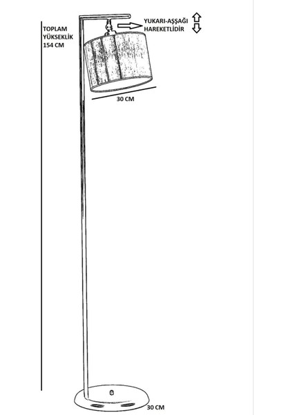 Siyah Silindir Hasır Bordo Abajurlu Lambader modelleri