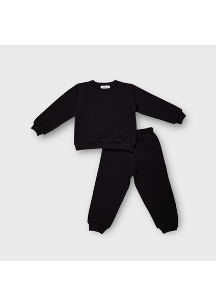 Kiddle Style 3 Iplik Şardonlu Unisex Bebek Eşofman Takımı