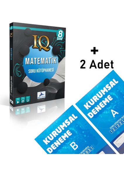 Paraf 8.sınıf Iq Matematik Soru Kütüphanesi 2 Adet Kurumsal Denem