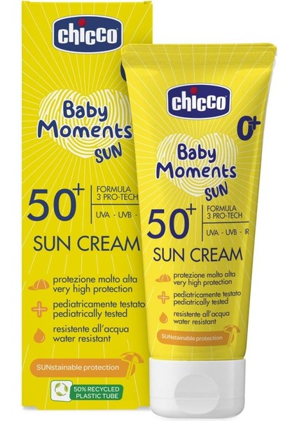 Nessiworld Chicco Baby Moments Sun Güneş Kremi Spf 50+ 75 ml + After Sun Hediye