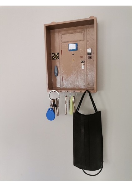 Friends Chandler ve Joey'in Evi Kapı Çerçevesi Duvar Süsü Anahtar