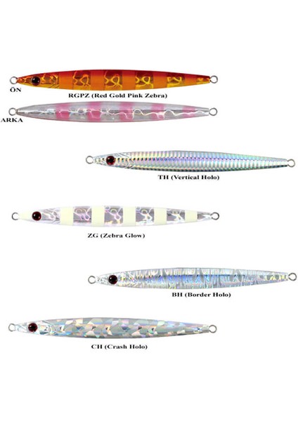 Jig Lance 100GR 15CM Jig Metal Yem Rgpz-Standart