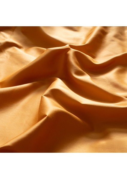 Solıd 300 Tc Tek Kişilik %100 Pamuk Saten Düz Çarşaf 160x240 Cm Tarçın
