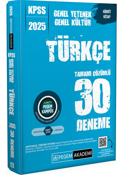 2025 KPSS Genel Yetenek Genel Kültür Türkçe Tamamı Çözümlü 30 Den