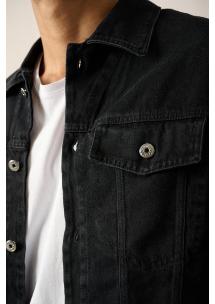 R-2457 Çift Cep Kapaklı Etek Pis Yıkamalı Kot Ceket modelleri