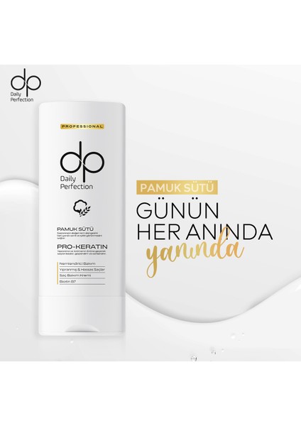 Pamuk Sütü Buğday Proteini Saç Bakım Kremi 350 ml