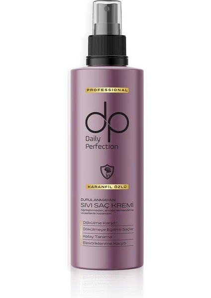 dp Daily Perfection Karanfil Özlü Durulanmayan Sıvı Saç Bakım Kremi 180 ml