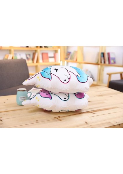 50 cm Karikatür Hayvanlar Unicorn Peluş Yastık (Yurt Dışından)