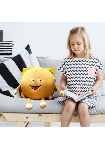 45 cm Simülasyon Hamburger Peluş Yastıklar (Yurt Dışından)