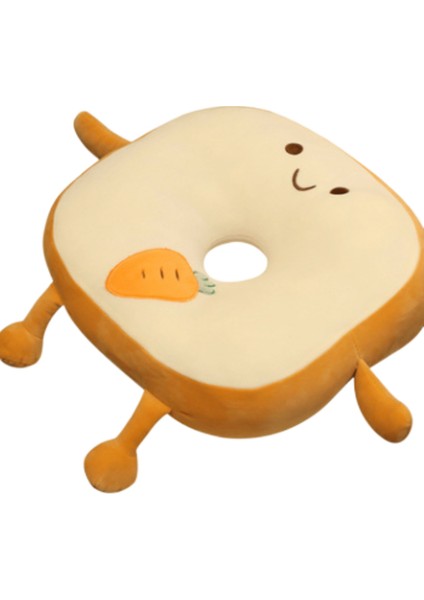 40 cm Ilginç Tost Ekmeği Peluş Yastık Yumuşak Doldurulmuş Hayvan Peluş Oyuncak (Yurt Dışından)