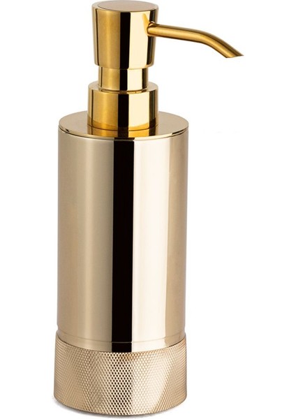 Tezgah Üstü Sıvı Sabunluk 250 ml Gold Renk 190X60X93 mm