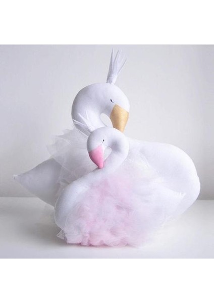 30 cm Bebek Uyku Bebek Kuğu Taç Gazlı Bez Peluş Oyuncaklar (Yurt Dışından)