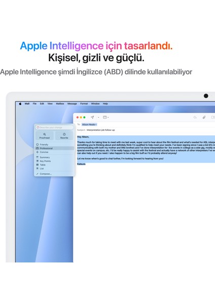 iMac M4 Çip 16GB 256GB SSD macOS 24" All In One Bilgisayar MWV13TU/A Mavi indirimleri