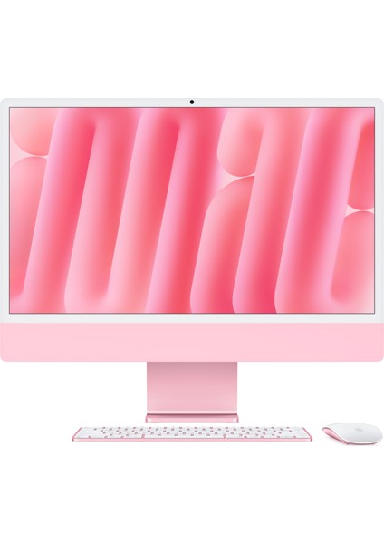 iMac M4 Çip 16GB 256GB SSD macOS 24" All In One Bilgisayar MWV43TU/A Pembe