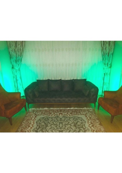 Rgb LED Lambader 150 cm Kumandalı Çiftli Set