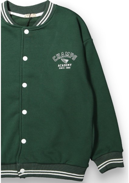 Erkek Çocuk 3 Iplik Oversize Kolej Ceket modelleri